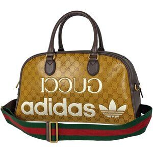 Gucci GG Crystal Handbag Adidas 2-Way Shoulder Bag Duffle Bag Handbag Coated